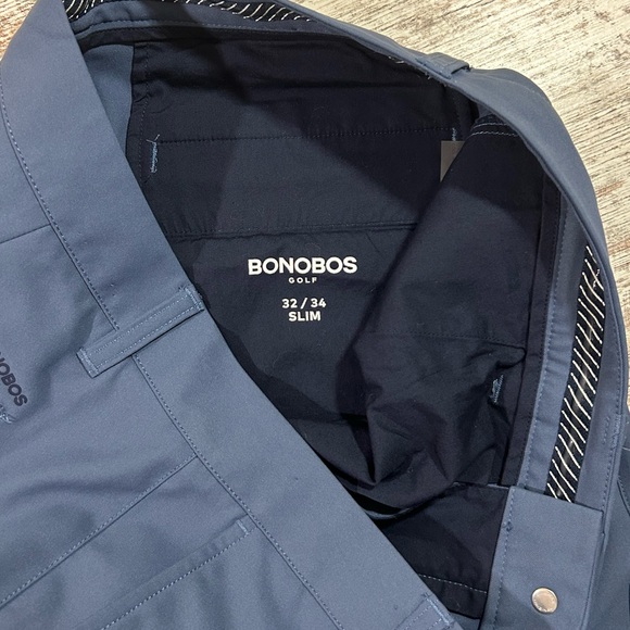 Men’s Bonobos Highland Golf Pants Blue Size 32 x 34 straight leg EUC - Picture 4 of 9
